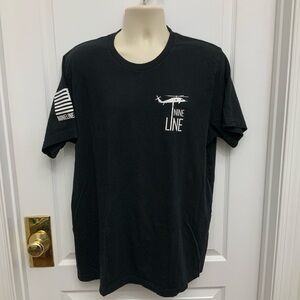 Nine Line Men's Black Graphic Tee